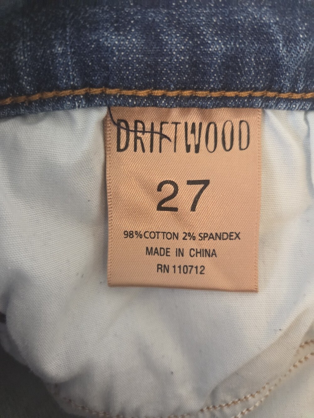 Driftwood Kelly Artisan Embroidered Floral & Vine Boot Cut Jeans Size 27 - Picture 6 of 8